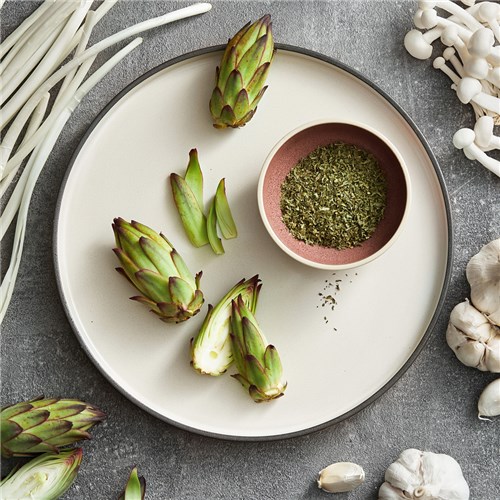 Mod Round Plate White 235mm